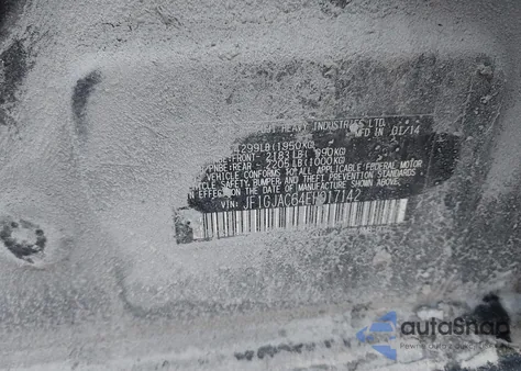 2014 Subaru Impreza 2.0I Premium z USA, uszkodzony, nr VIN JF1GJAC64EH017142